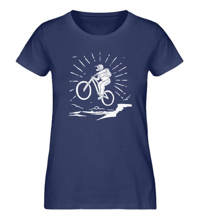 Mountainbiken - Damen Organic T-Shirt-BERGLUST