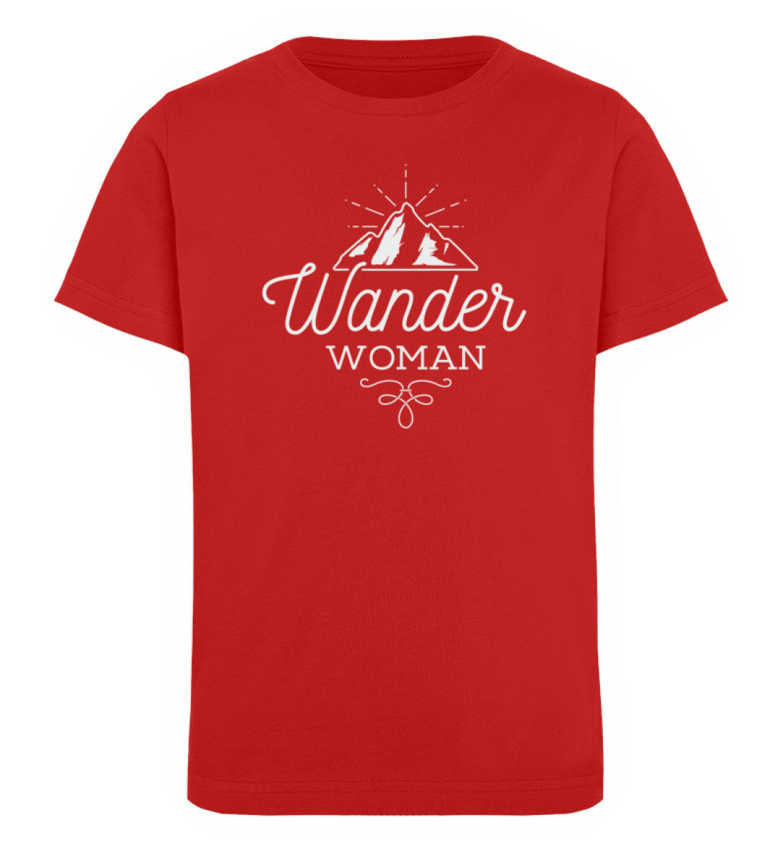 Wander Woman - Kinder Premium Organic T-Shirt Rot