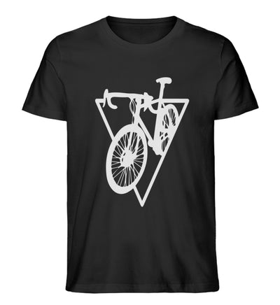 Fahrrad Geometrisch - Herren Organic T-Shirt fahrrad Schwarz