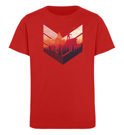 Wanderführer - Kinder Premium Organic T-Shirt Rot