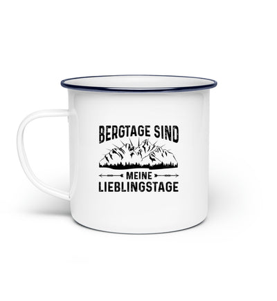 Bergtage - Lieblingstage - Emaille Tasse berge wandern Default Title