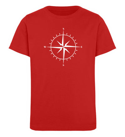 World Traveler - Kinder Premium Organic T-Shirt camping Rot