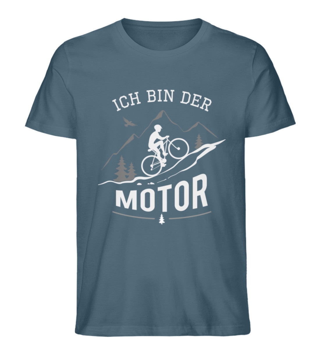 Ich bin der Motor - Herren Premium Organic T-Shirt mountainbike Stargazer