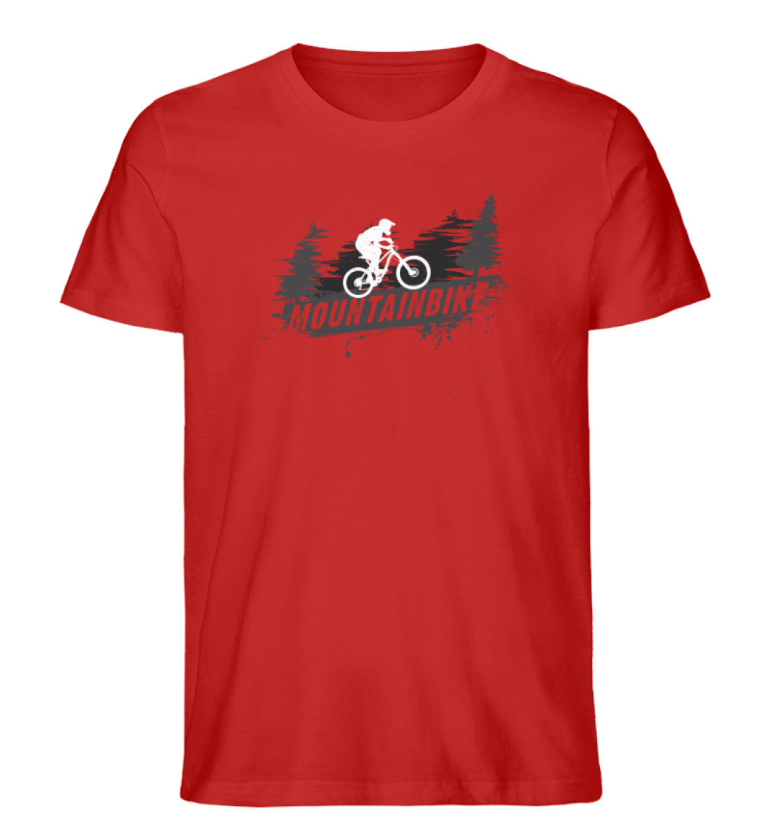 Mountainbike - Herren Organic T-Shirt mountainbike Rot