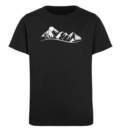 Bergheil - Kinder Premium Organic T-Shirt berge Schwarz