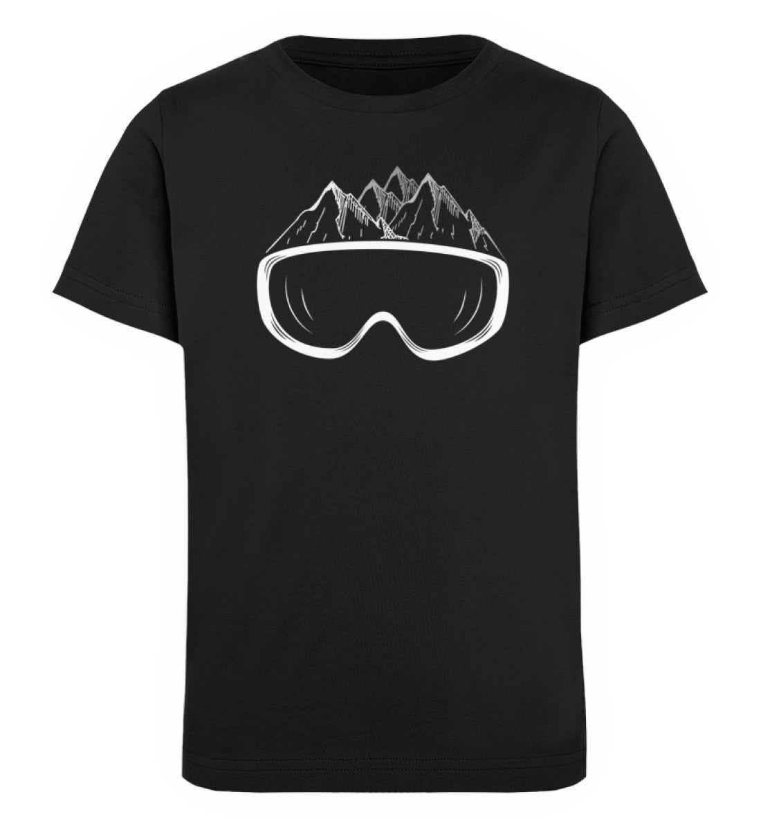Wintersporteln - Kinder Premium Organic T-Shirt Schwarz
