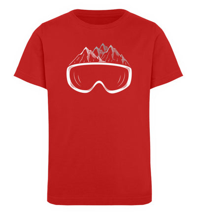 Wintersporteln - Kinder Premium Organic T-Shirt Rot