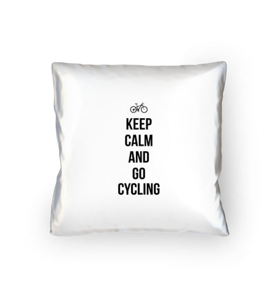 Keep calm and go cycling - Kissen (40x40cm) fahrrad mountainbike Default Title