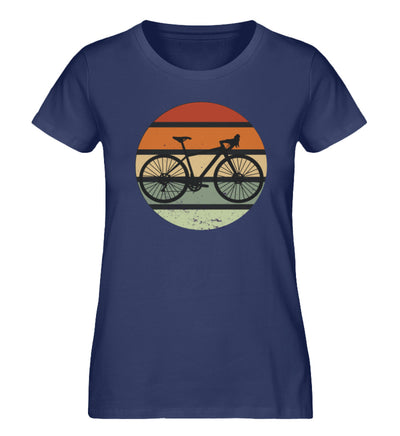 Fahrrad Vintage - Damen Premium Organic T-Shirt fahrrad Navyblau