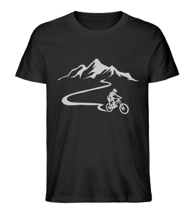 Bergbiker - Herren Organic T-Shirt mountainbike Schwarz