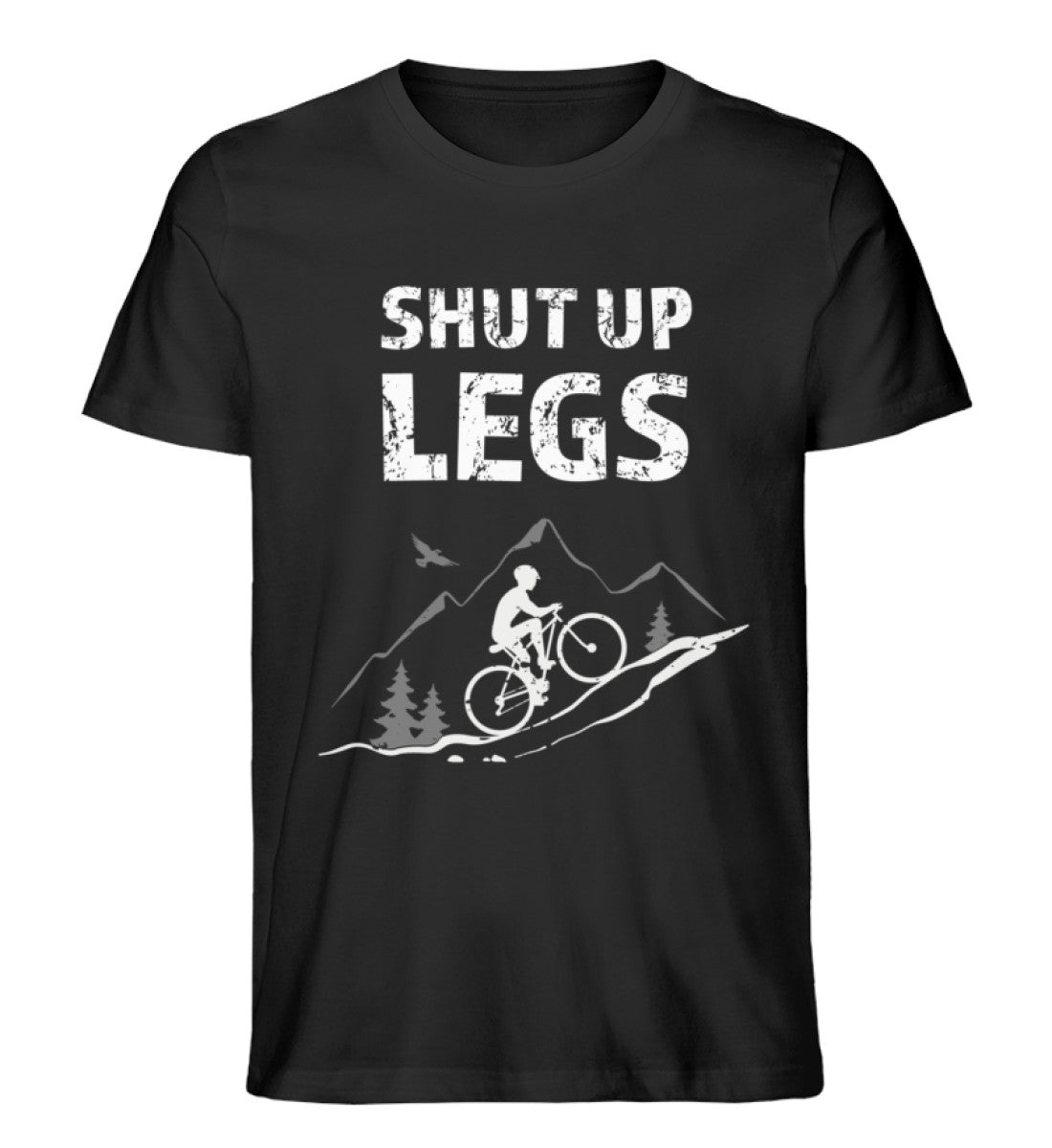 Shut up Legs - Herren Premium Organic T-Shirt mountainbike Schwarz