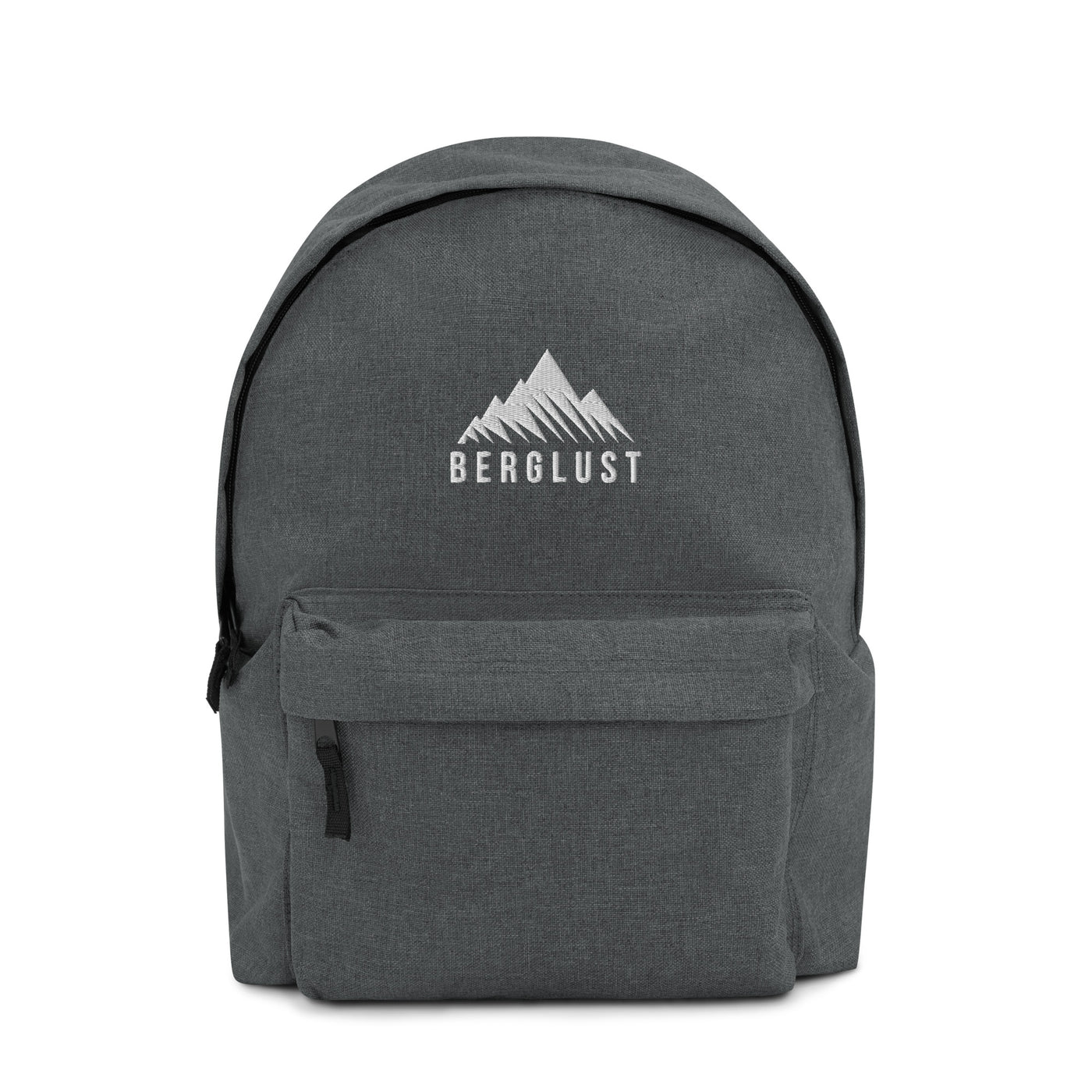 Berglust Logo - Rucksack (Bestickt) berge Grau
