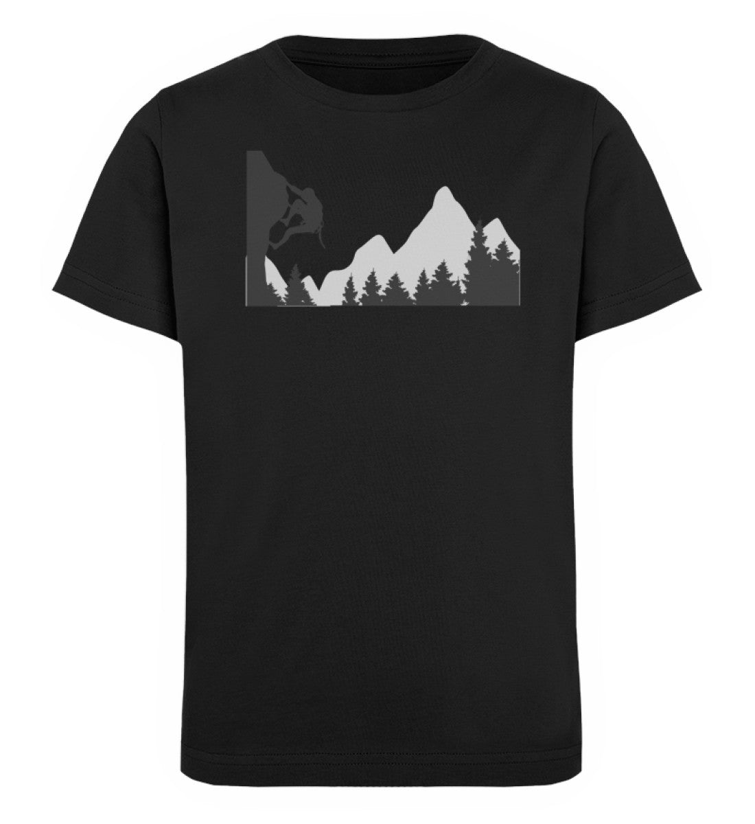 Bergsteigen - Kinder Premium Organic T-Shirt klettern Schwarz