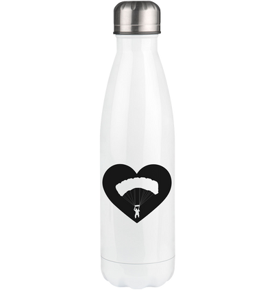 Heart 1 and Paragliding - Edelstahl Thermosflasche berge 500ml
