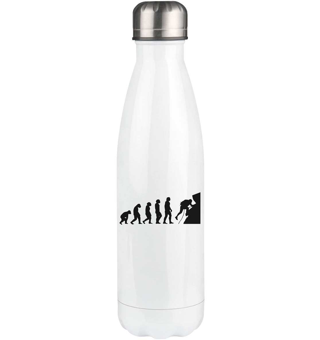 Evolution and Climbing - Edelstahl Thermosflasche klettern 500ml