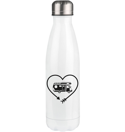 Arrow in Heartshape and Camping - Edelstahl Thermosflasche camping UONP 500ml