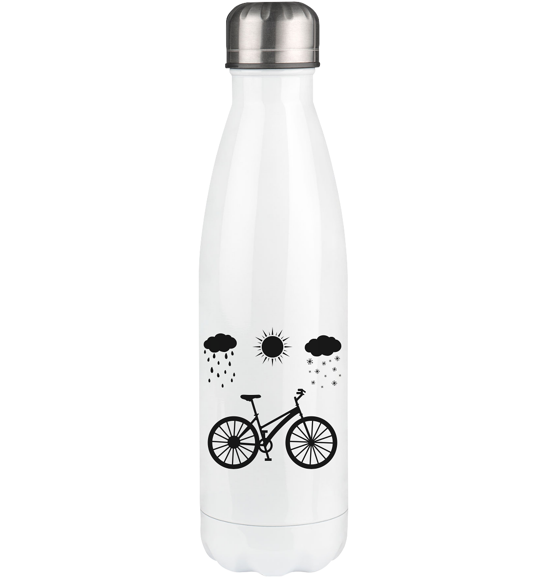 All Seasons and Bicycle - Edelstahl Thermosflasche fahrrad 500ml