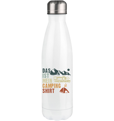 Das ist mein Camping Shirt - Edelstahl Thermosflasche camping UONP 500ml