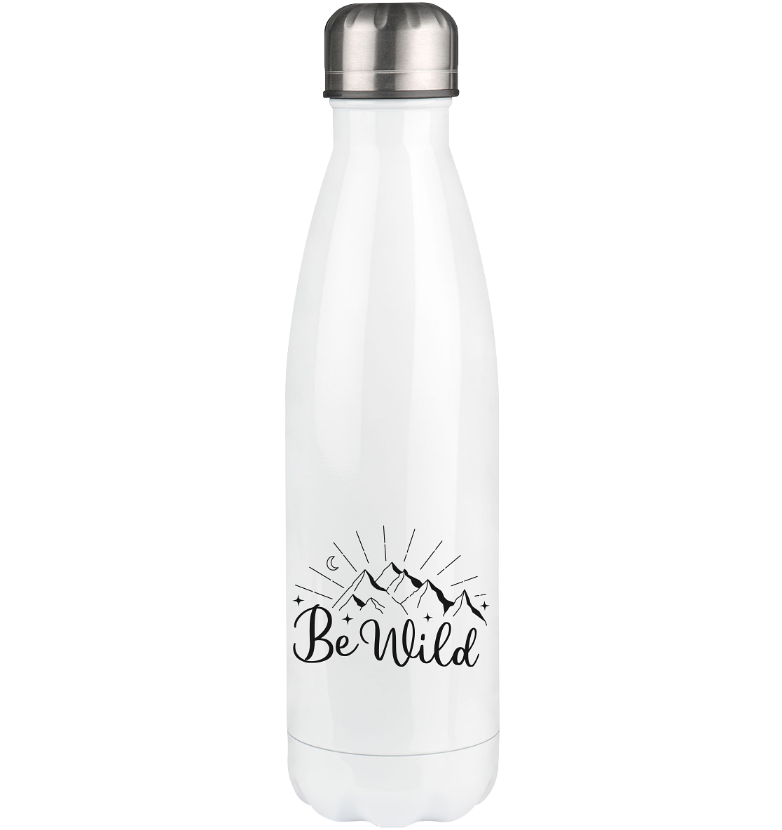 Be Wild - Edelstahl Thermosflasche camping wandern 500ml