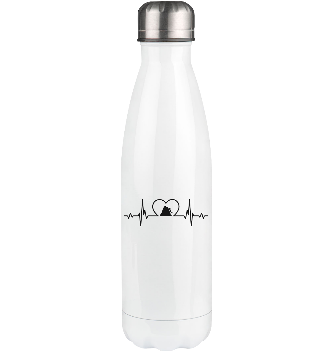 Heartbeat Heart and Climbing 1 - Edelstahl Thermosflasche klettern 500ml