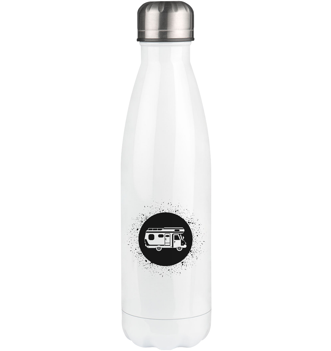 Circle with Splash and Camping - Edelstahl Thermosflasche camping 500ml