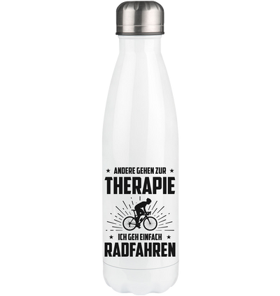 Andere Gehen Zur Therapie Ich Gen Einfach Radfahren - Edelstahl Thermosflasche fahrrad 500ml