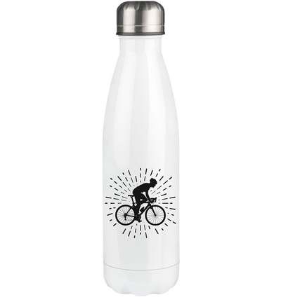 Firework and Cycling 1 - Edelstahl Thermosflasche fahrrad 500ml