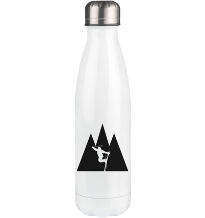 Triangle Mountain and Skiing - Edelstahl Thermosflasche klettern ski 500ml