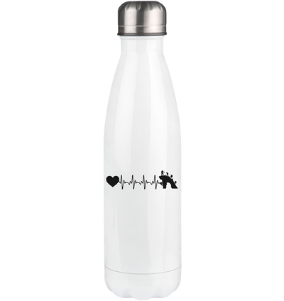 Heartbeat Heart and Climbing - Edelstahl Thermosflasche klettern 500ml
