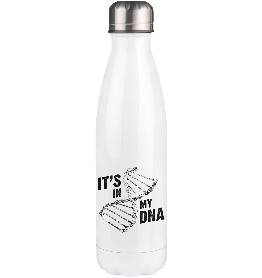 Its in my DNA - Edelstahl Thermosflasche fahrrad mountainbike 500ml