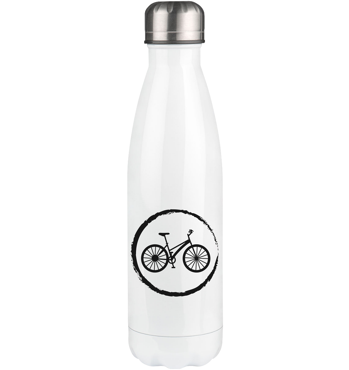 Cricle and Bicycle - Edelstahl Thermosflasche fahrrad 500ml