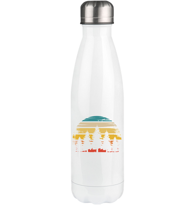 Retro Sun and Trees - Edelstahl Thermosflasche camping UONP 500ml