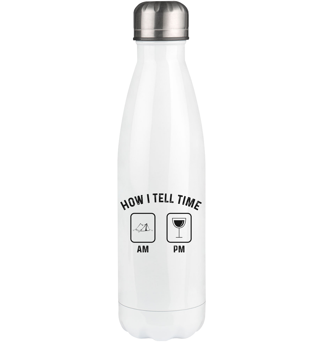 How I Tell Time Am Pm 1 - Edelstahl Thermosflasche camping UONP 500ml
