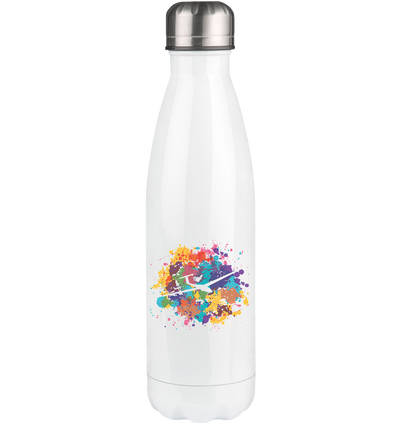 Colorful Splash and Sailplane - Edelstahl Thermosflasche berge 500ml