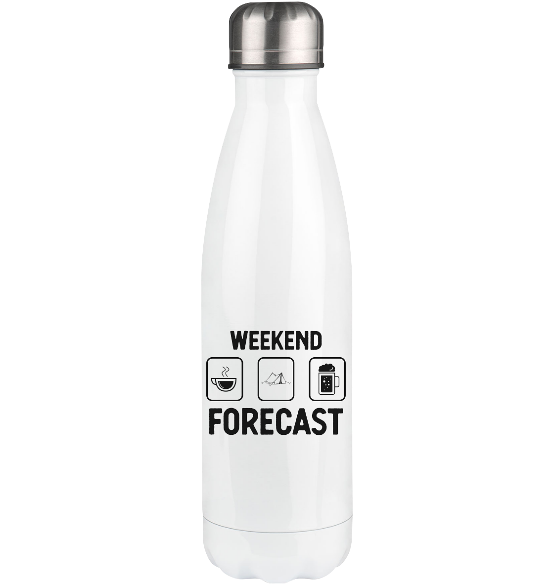 Weekend Forecast 1 - Edelstahl Thermosflasche camping 500ml