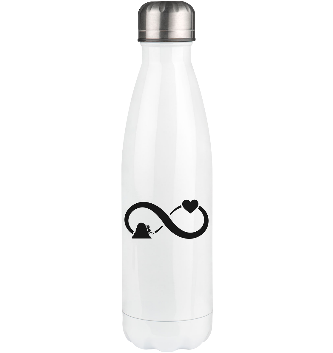 Infinity Heart and Climbing 1 - Edelstahl Thermosflasche klettern 500ml