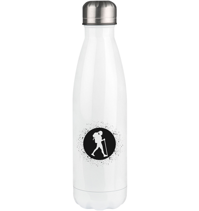 Circle with Splash and Hiking - Edelstahl Thermosflasche wandern 500ml