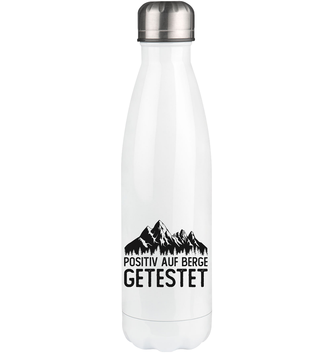 Positiv auf Berge getestet - Edelstahl Thermosflasche berge 500ml