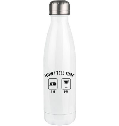 How I Tell Time Am Pm 2 - Edelstahl Thermosflasche camping UONP 500ml