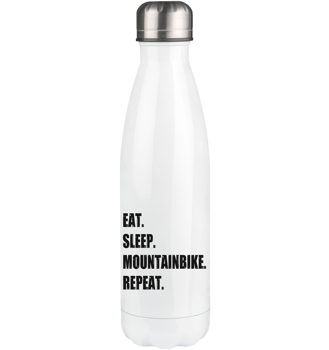 Eat Sleep Mountainbike Repeat - Edelstahl Thermosflasche mountainbike 500ml