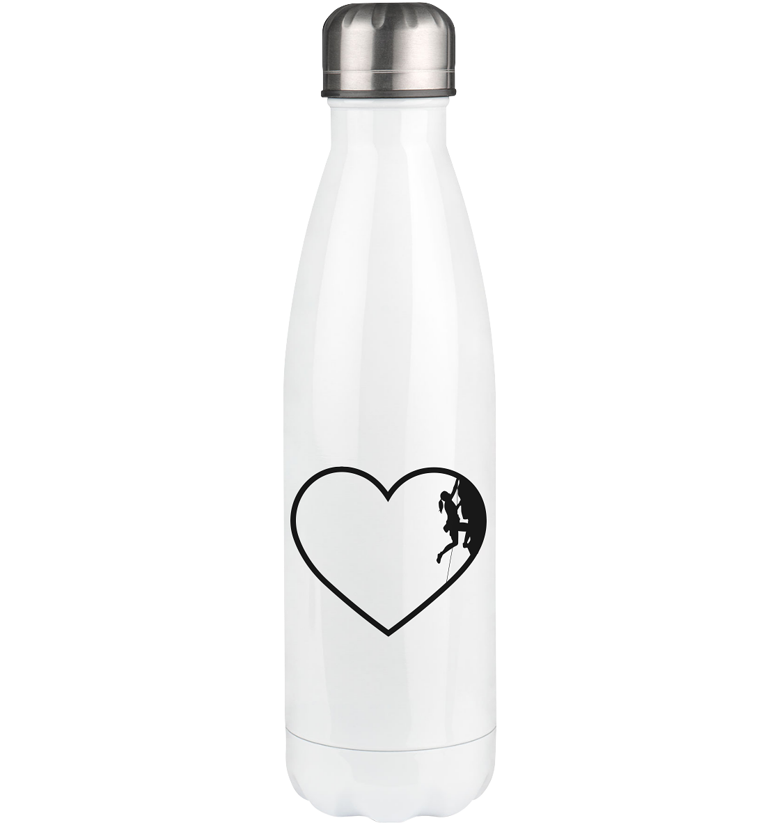 Heart 2 and Climbing - Edelstahl Thermosflasche klettern 500ml