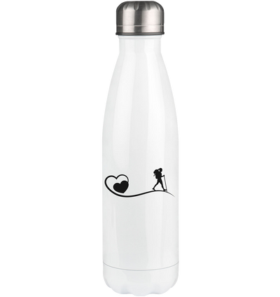 Heart and Hiking - Edelstahl Thermosflasche wandern 500ml