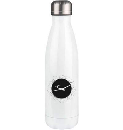Circle with Splash and Sailplane - Edelstahl Thermosflasche berge 500ml