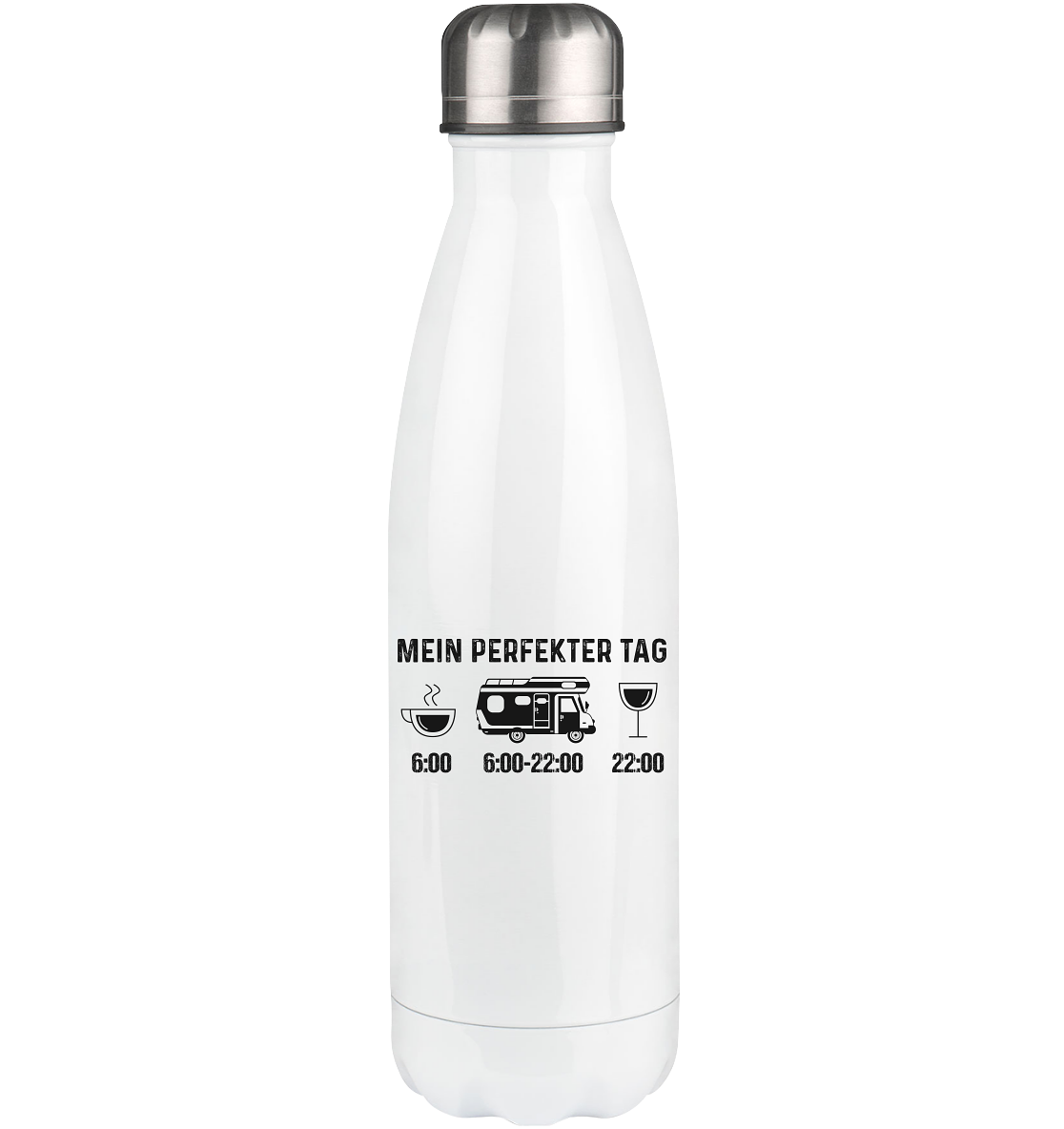 Mein Perfekter Tag - Edelstahl Thermosflasche camping 500ml