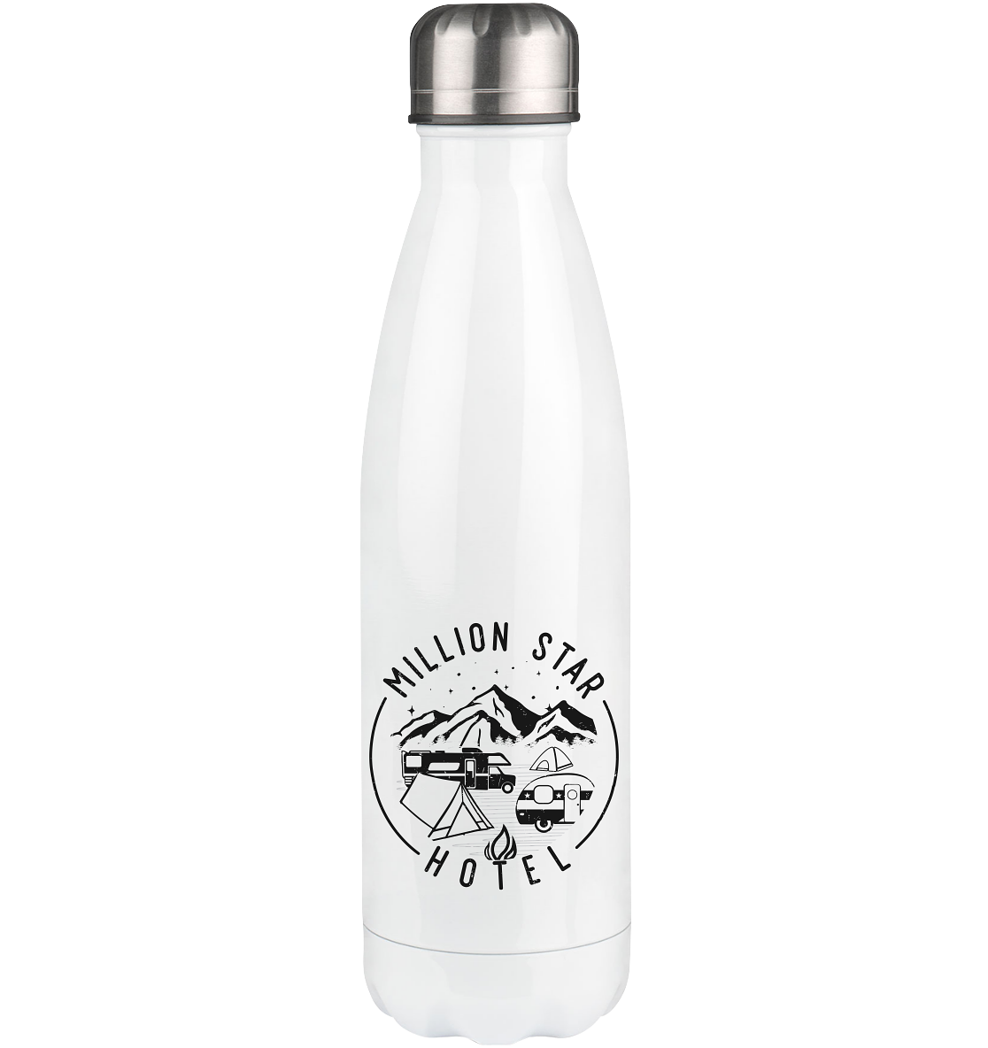 Million Star Hotel - Edelstahl Thermosflasche camping 500ml