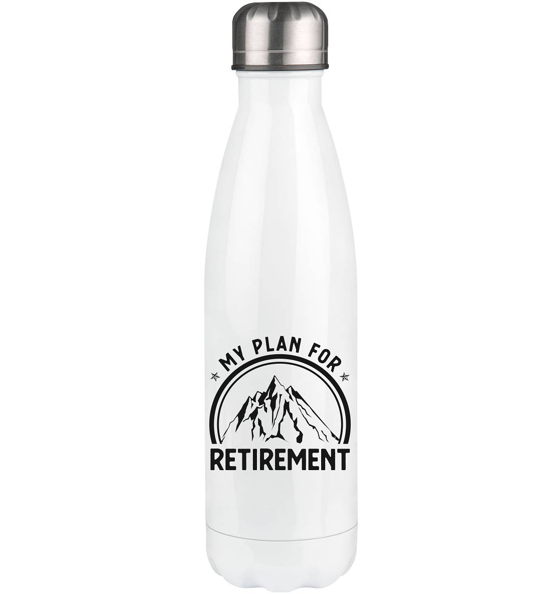 My Plan For Retirement - Edelstahl Thermosflasche berge 500ml