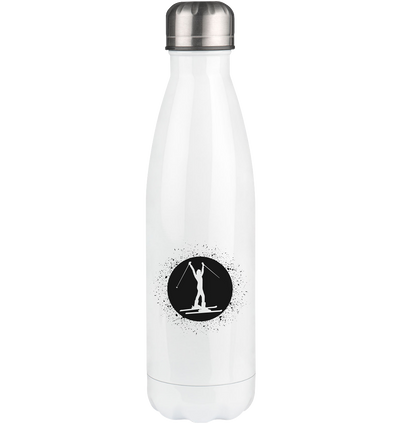 Circle with Splash and Skiing - Edelstahl Thermosflasche klettern ski 500ml
