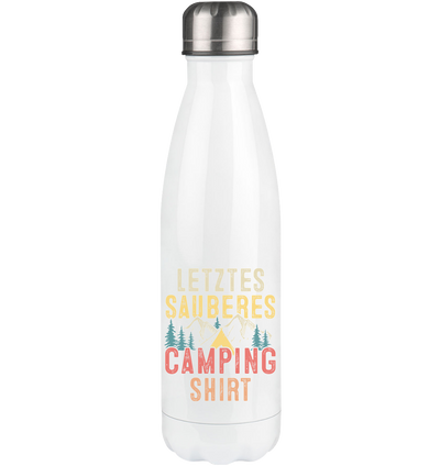 Letztes Sauberes Camping Shirt - Edelstahl Thermosflasche camping 500ml