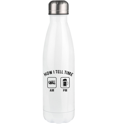 How I Tell Time Am Pm - Edelstahl Thermosflasche camping 500ml