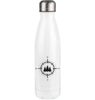 Compass and Trees - Edelstahl Thermosflasche camping UONP 500ml